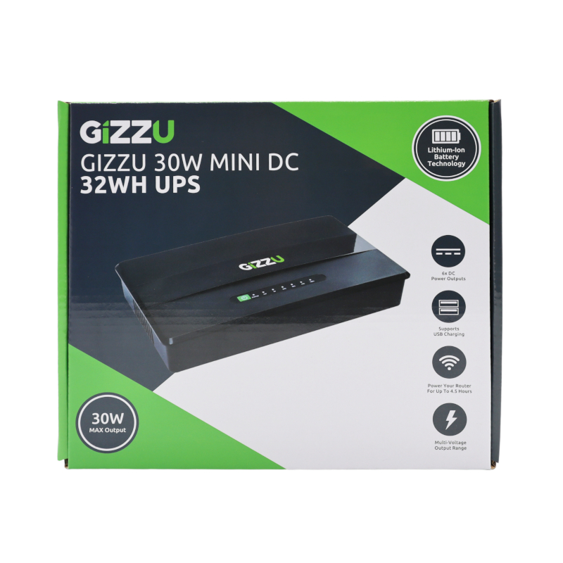 Gizzu 30w 32Wh 8800mAh Mini DC UPS - Image 2